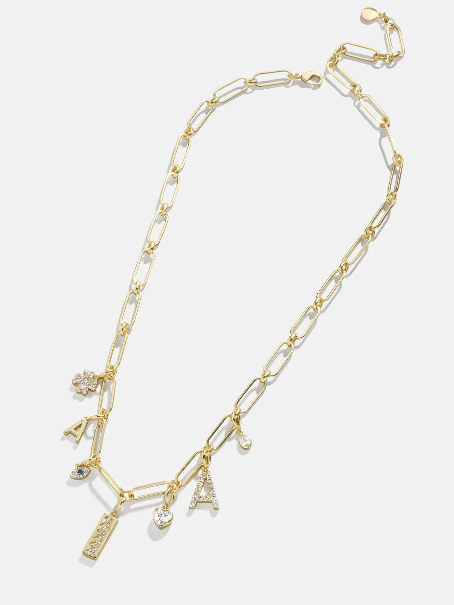 Spaced Custom Charm Necklace - Spaced Charm Necklace