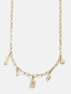 Spaced Custom Charm Necklace - Spaced Charm Necklace