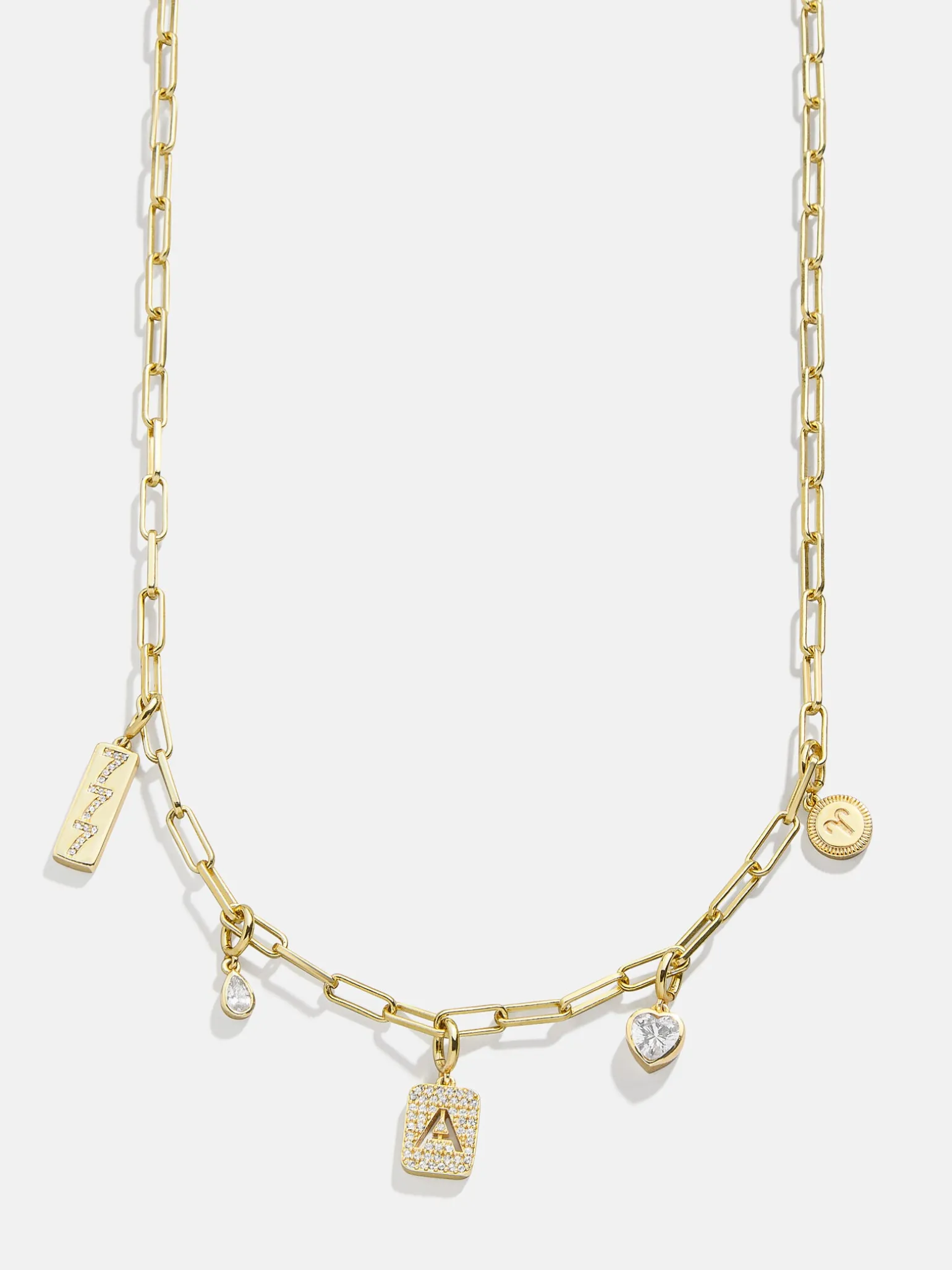 Spaced Custom Charm Necklace - Spaced Charm Necklace