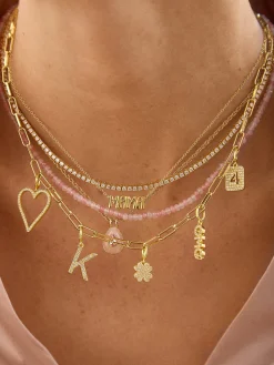 Spaced Custom Charm Necklace - Spaced Charm Necklace