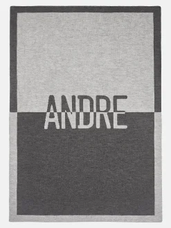 Spell It Out Custom Blanket - Gray/Dark Gray
