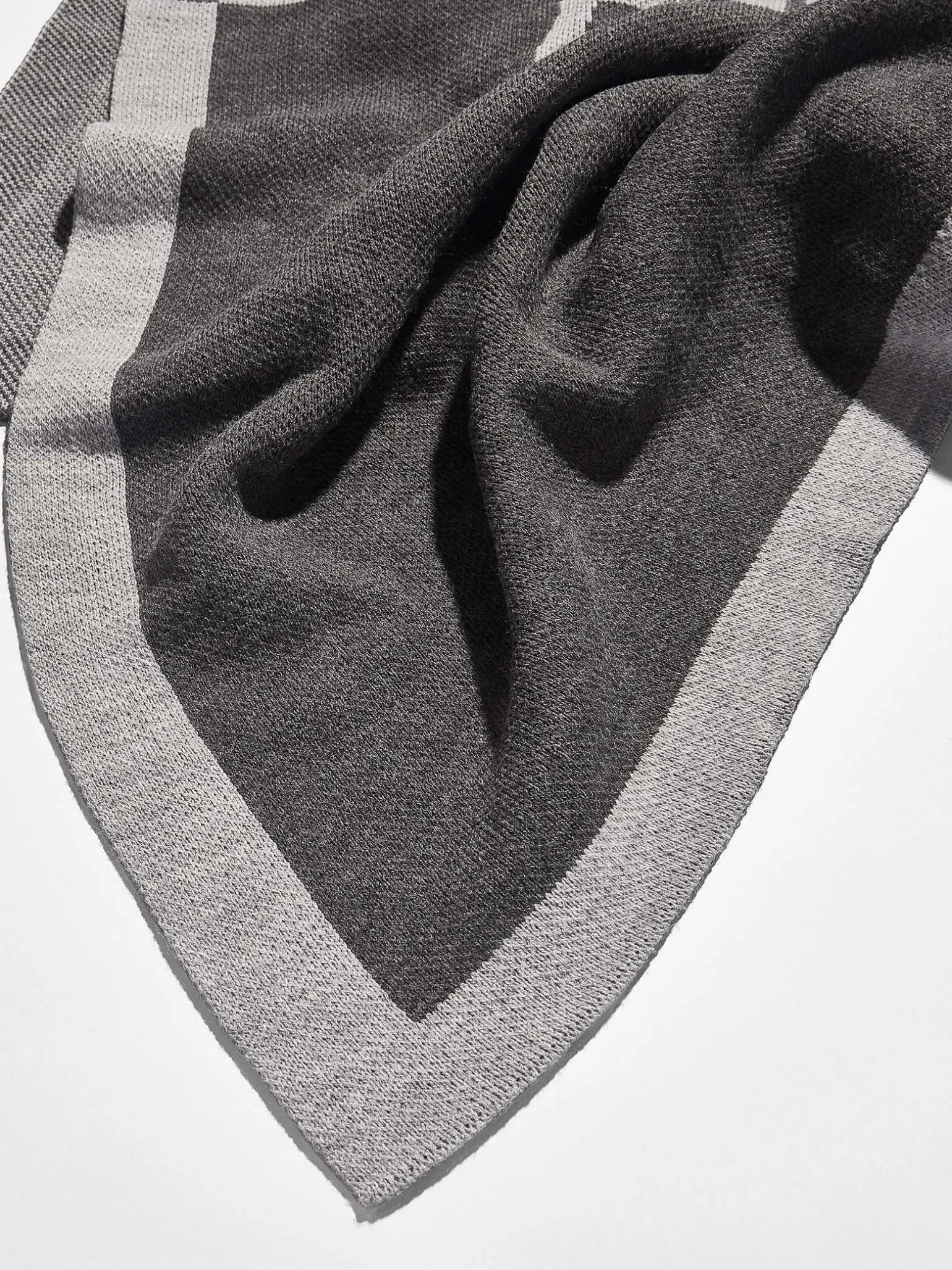 Spell It Out Custom Blanket - Gray/Dark Gray