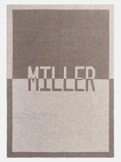 Spell It Out Custom Blanket - Light Brown/Dark Brown
