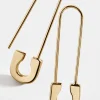 Spillo 18K Gold Vermeil Earrings - M