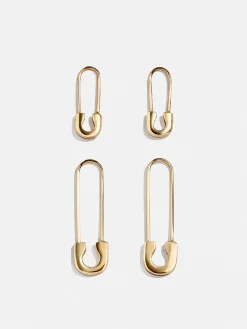 Spillo 18K Gold Vermeil Earrings - M