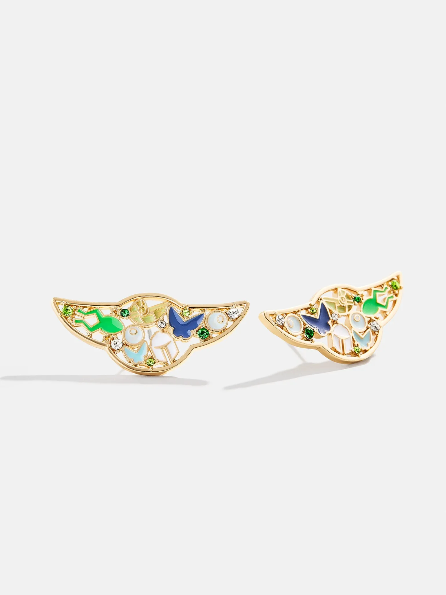 STAR WARS™ GROGU™ Cluster Earrings - Gold/Green