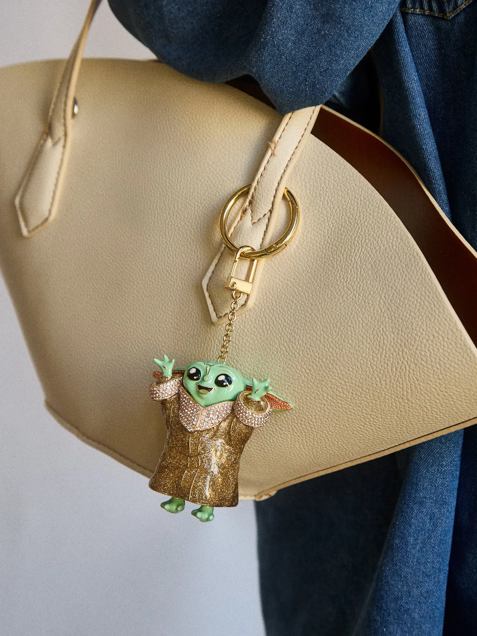 STAR WARS™ GROGU™ 3D Bag Charm - Gold/Green