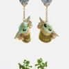 STAR WARS™ GROGU™ Earring Set - Gold/Green