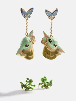 STAR WARS™ GROGU™ Earring Set - Gold/Green