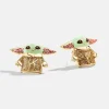 STAR WARS™ GROGU™ Earrings - Gold/Green
