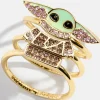 STAR WARS™ GROGU™ Ring Set - Gold/Green