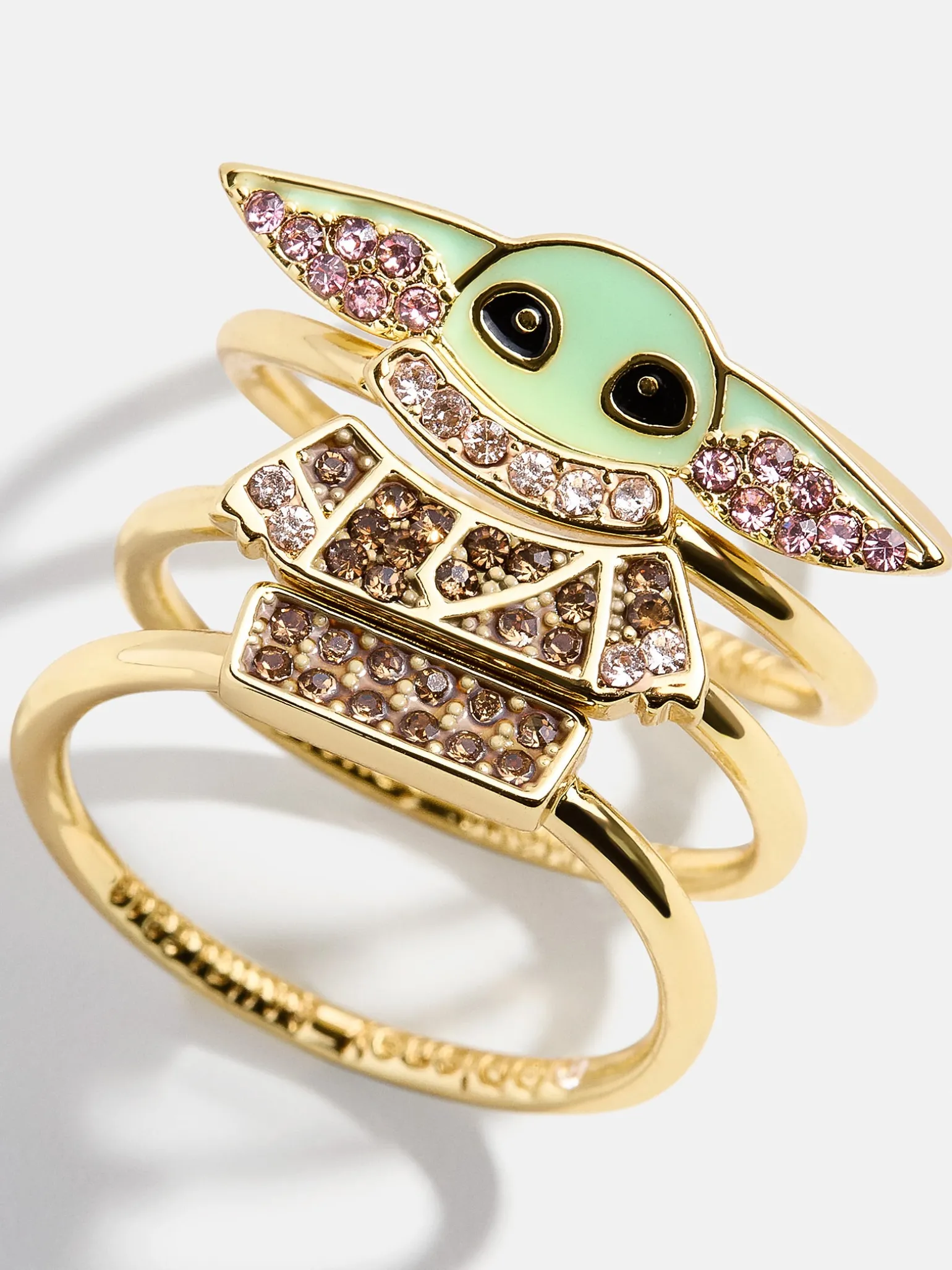 STAR WARS™ GROGU™ Ring Set - Gold/Green