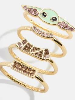 STAR WARS™ GROGU™ Ring Set - Gold/Green