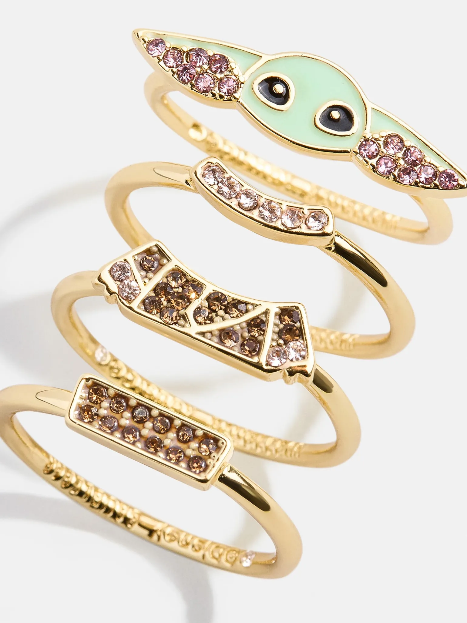 STAR WARS™ GROGU™ Ring Set - Gold/Green