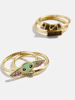 STAR WARS™ GROGU™ Ring Set - Gold/Green