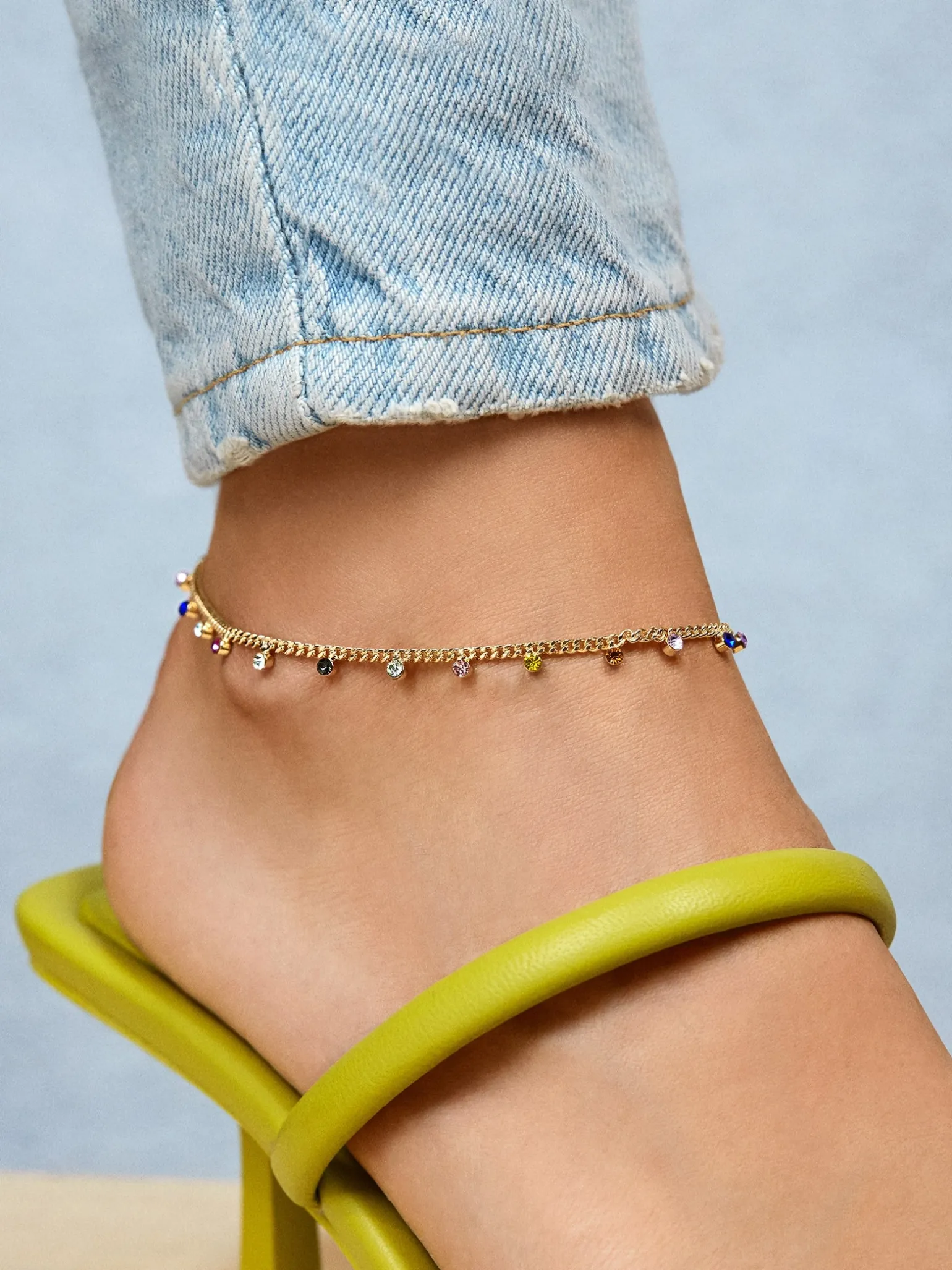 Stella Gold Anklet
