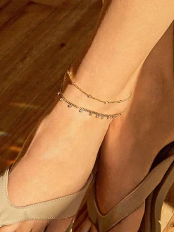 Stella Gold Anklet
