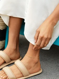 Stephanie 18K Gold Vermeil Anklet - Gold