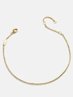 Stephanie 18K Gold Vermeil Anklet - Gold