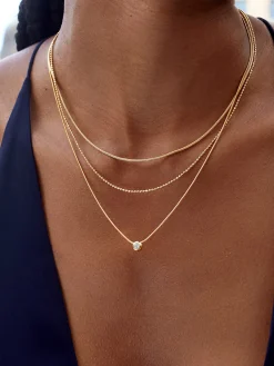 Stephanie 18K Gold Vermeil Necklace - Gold