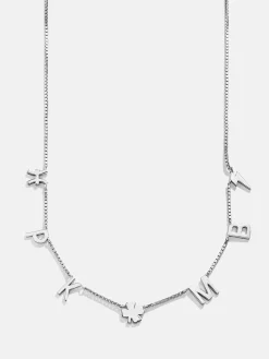 Sterling Silver Custom Icon Necklace - Sterling Silver