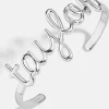 Sterling Silver Custom Nameplate Cuff Bracelet - Sterling Silver
