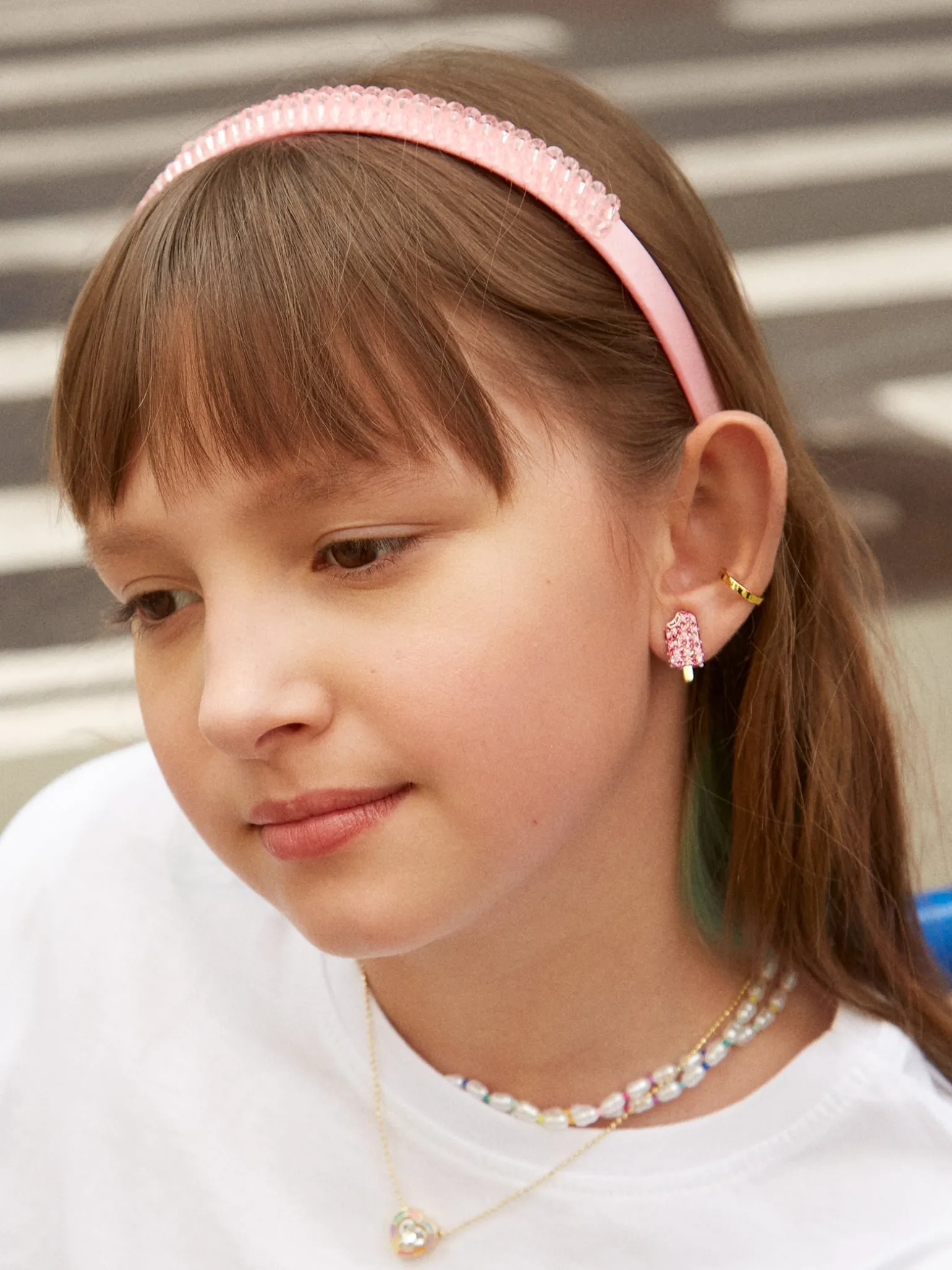 Sweet Treats Kids' Clip-On Earring Set - Snowcone
