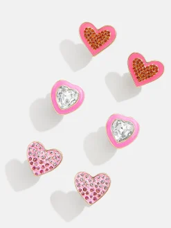Sweetheart Kids' Earring Set - Heart