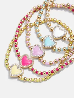 Sweetheart Kids' Pisa Bracelet Set - Assorted Hearts
