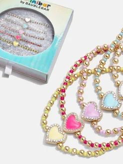 Sweetheart Kids' Pisa Bracelet Set - Assorted Hearts