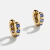 Sydney 18K Gold Vermeil Birthstone Earrings - Sapphire