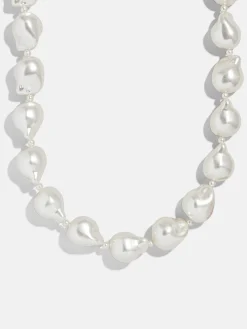 Teagan Pearl Necklace - White