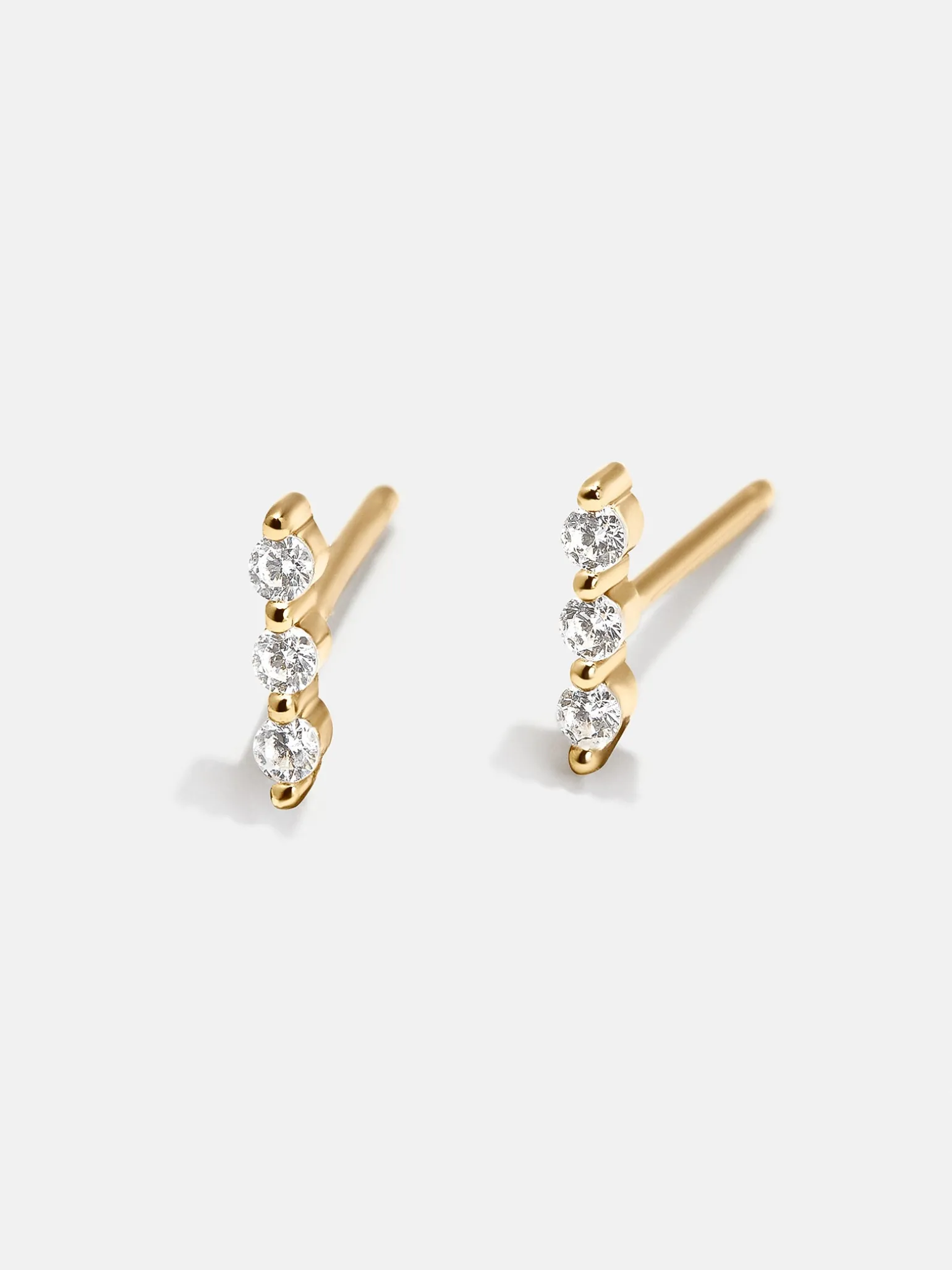 Tessa 18K Gold Vermeil Earrings - Gold/Pavé