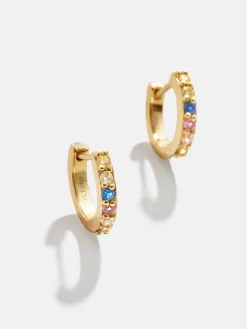 Tori 18K Gold Vermeil Kids' Earrings - Gold/Multi