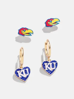 University of Kansas Earring Set - University of Kansas