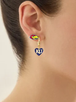 University of Kansas Earring Set - University of Kansas