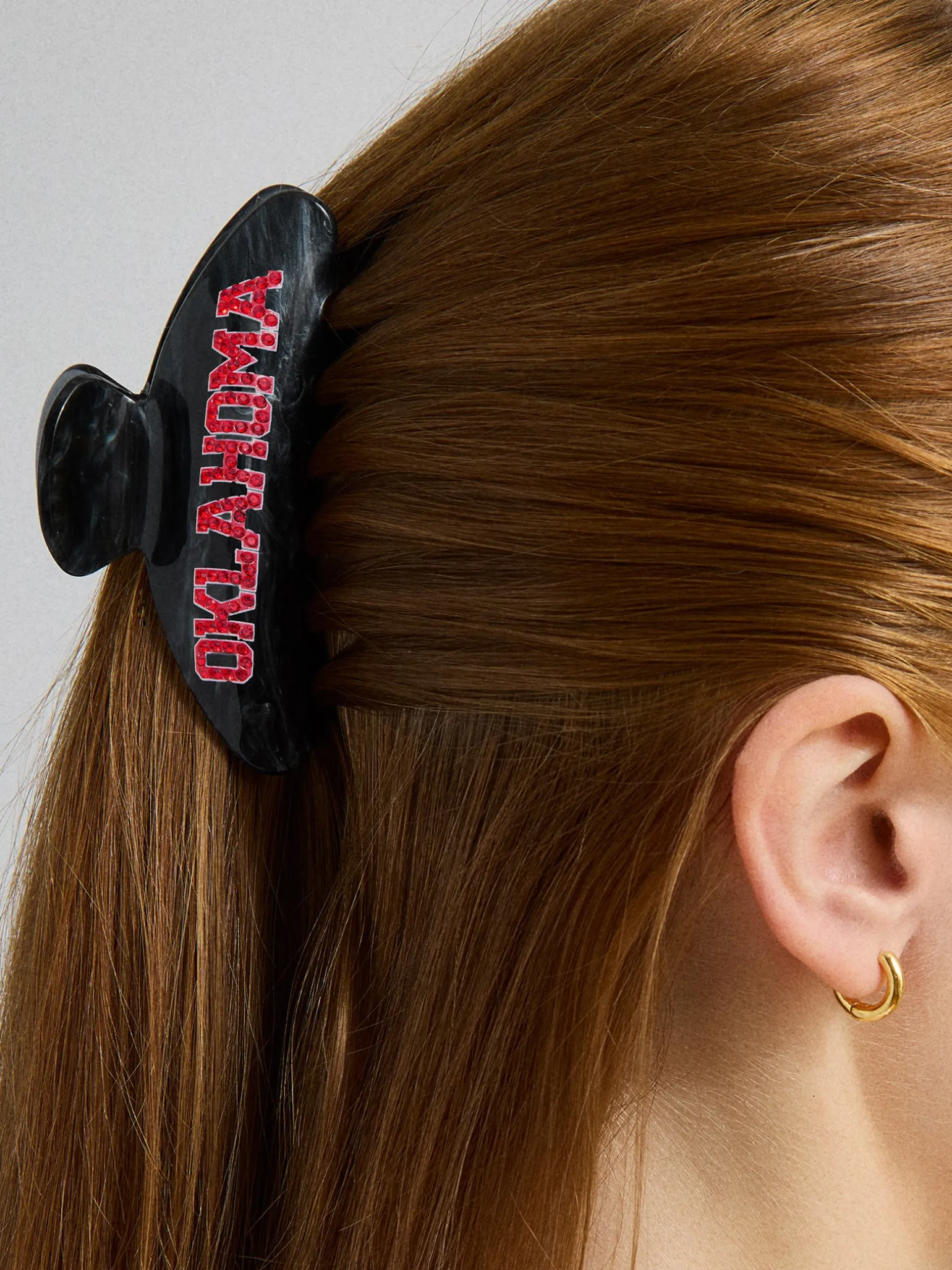 University of Oklahoma Black Hair Clip - University of Oklahoma