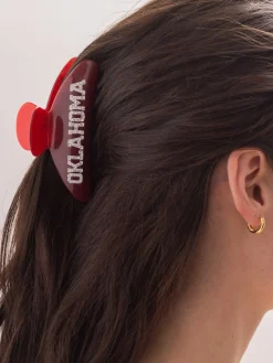 University of Oklahoma Crimson Hair Clip - University of Oklahoma