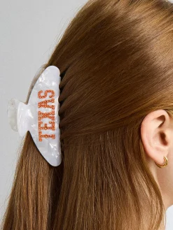 University of Texas at Austin White Hair Clip - University of Texas at Austin