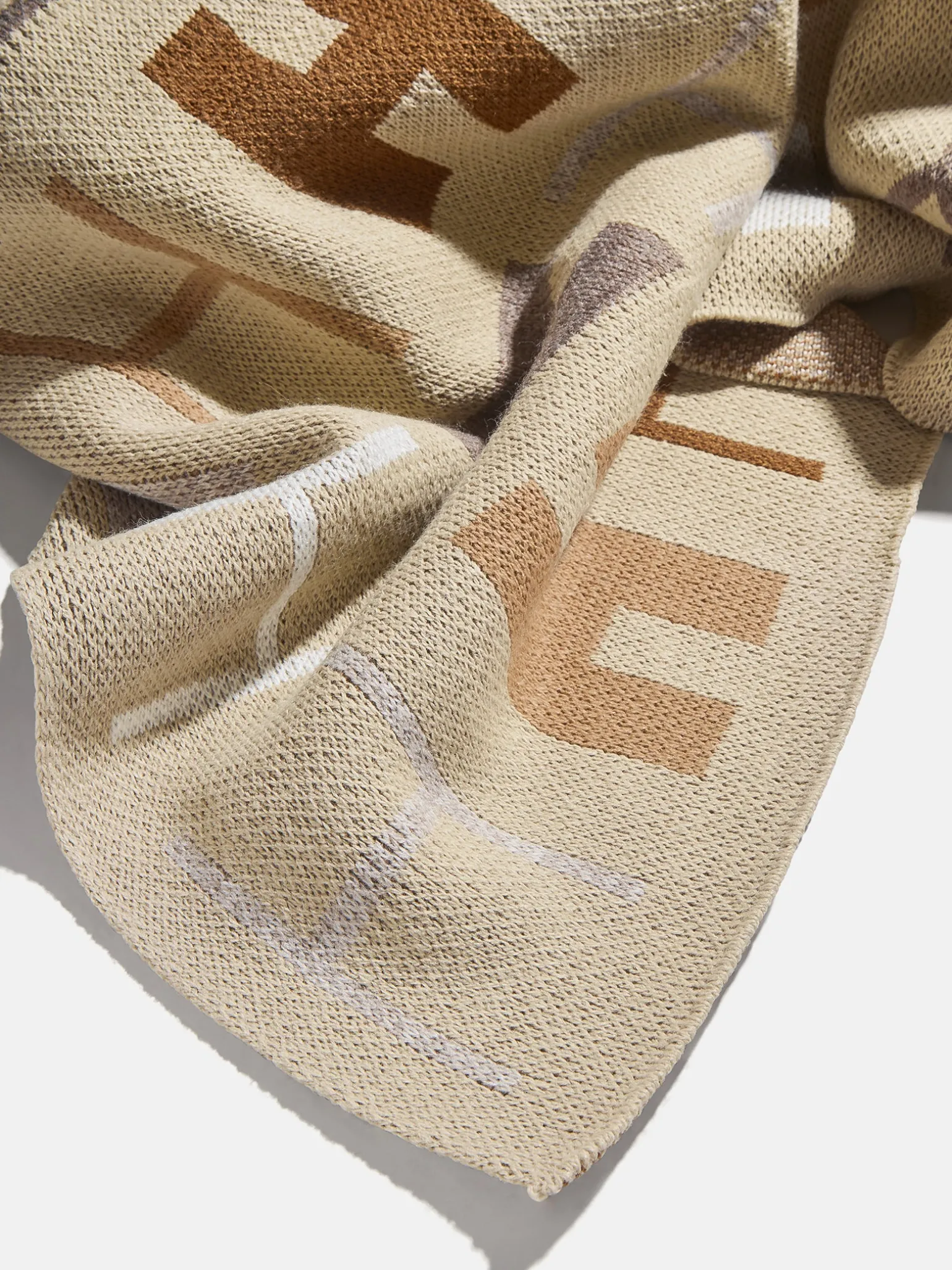 Upside Down & All Around Custom Blanket - Tan/Brown