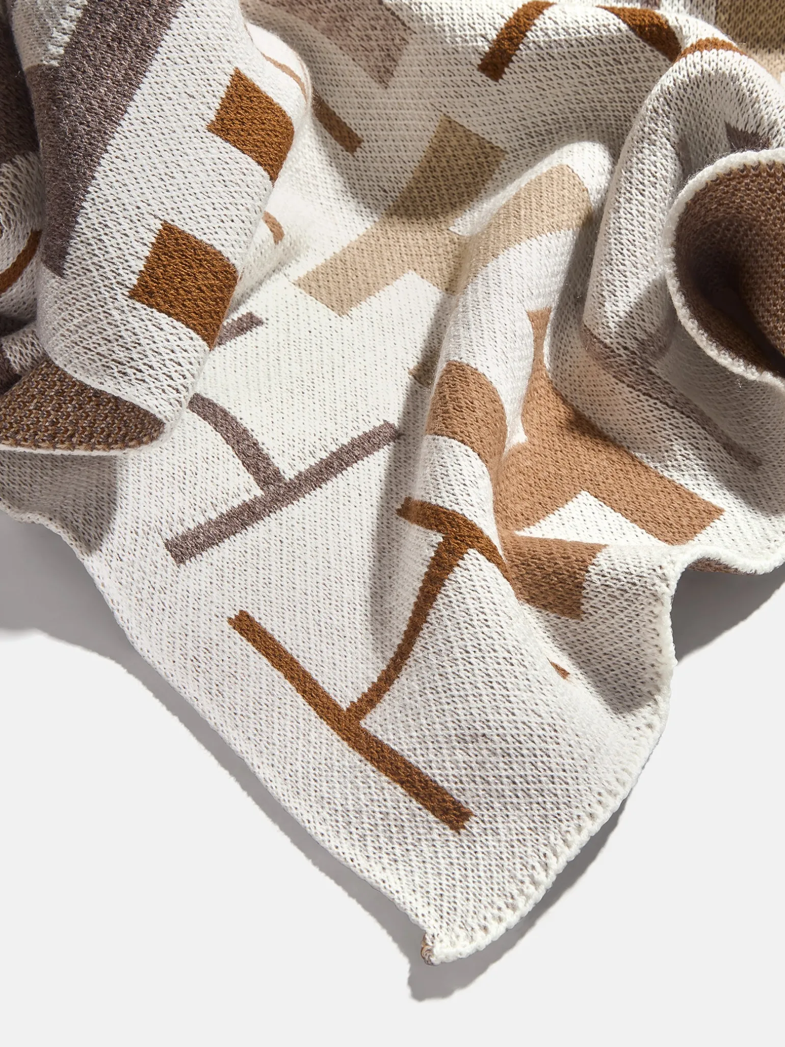 Upside Down & All Around Custom Blanket - White/Tan