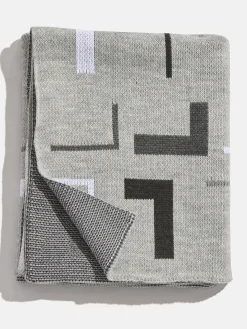 Upside Down & All Around Custom Blanket - Gray/Light Gray