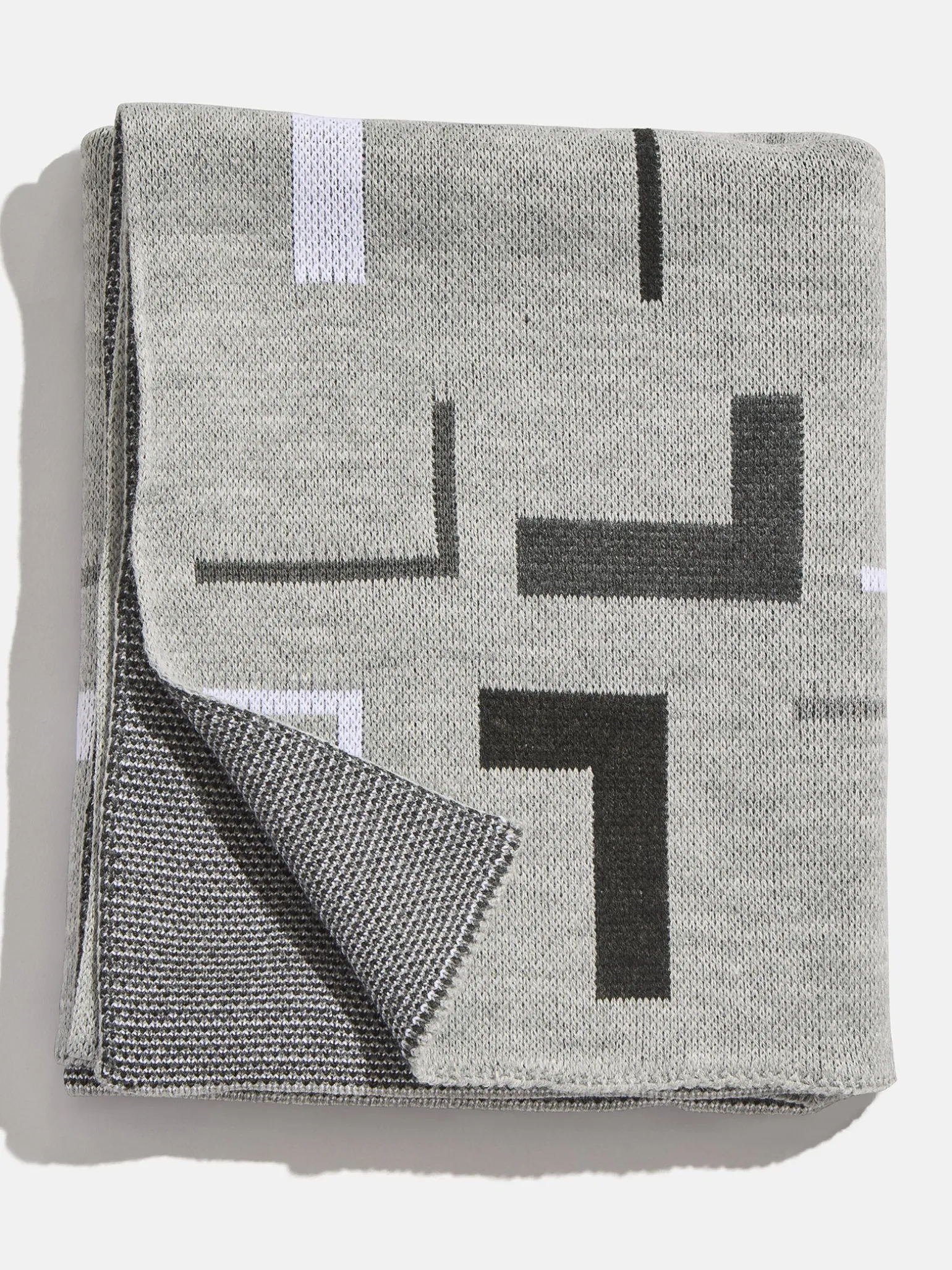 Upside Down & All Around Custom Blanket - Gray/Light Gray
