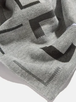 Upside Down & All Around Custom Blanket - Gray/Light Gray
