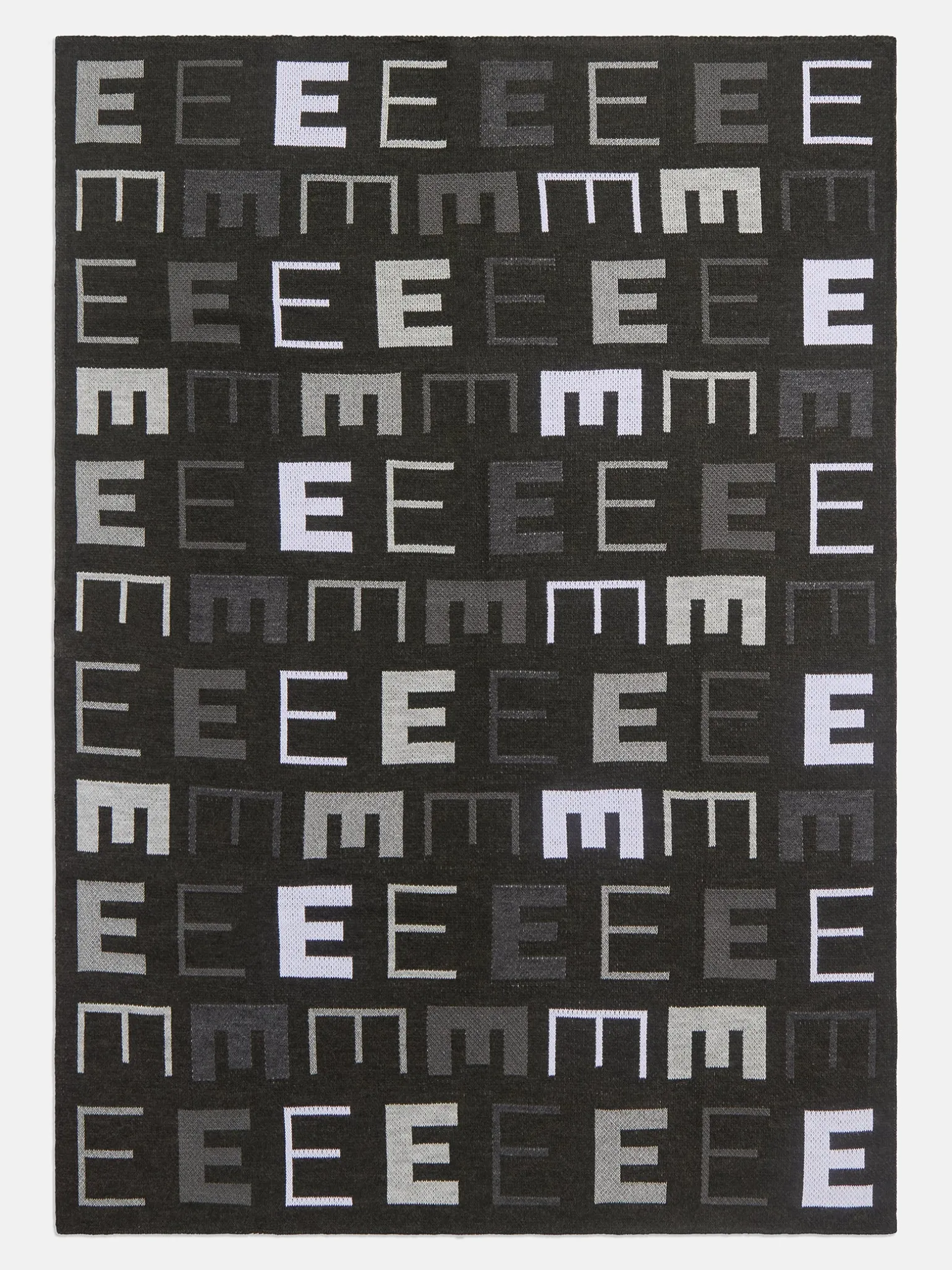 Upside Down & All Around Custom Blanket - Black/Gray