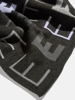 Upside Down & All Around Custom Blanket - Black/Gray