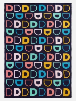 Upside Down & All Around Custom Blanket - Black/Multi
