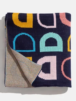 Upside Down & All Around Custom Blanket - Black/Multi
