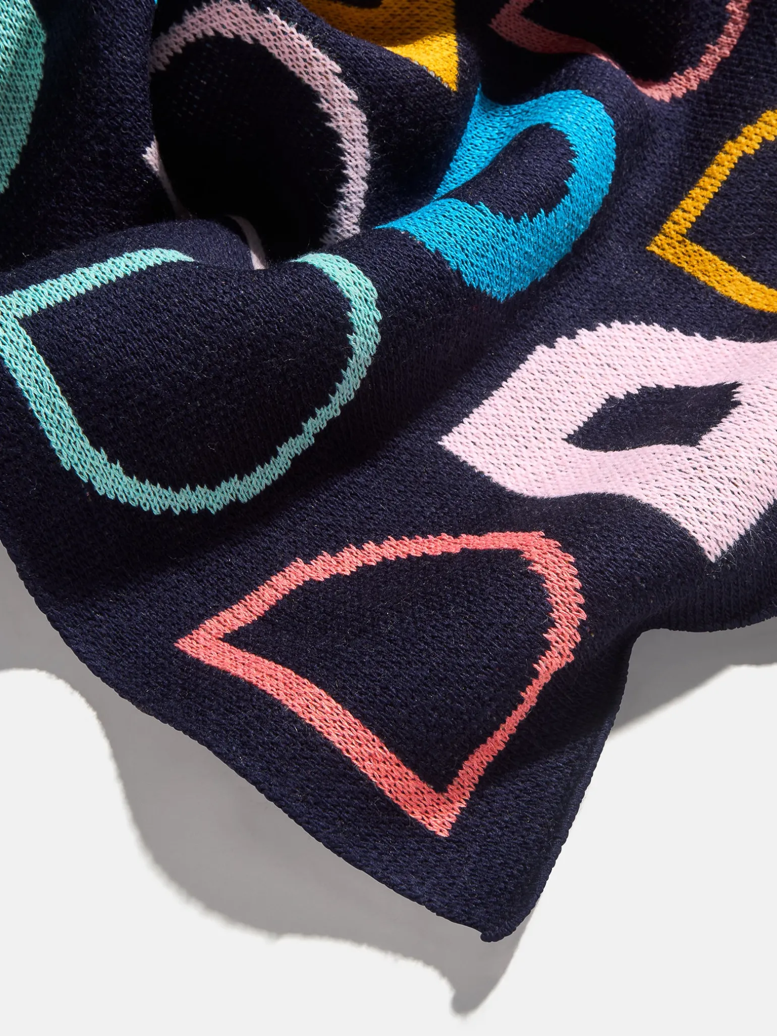 Upside Down & All Around Custom Blanket - Black/Multi
