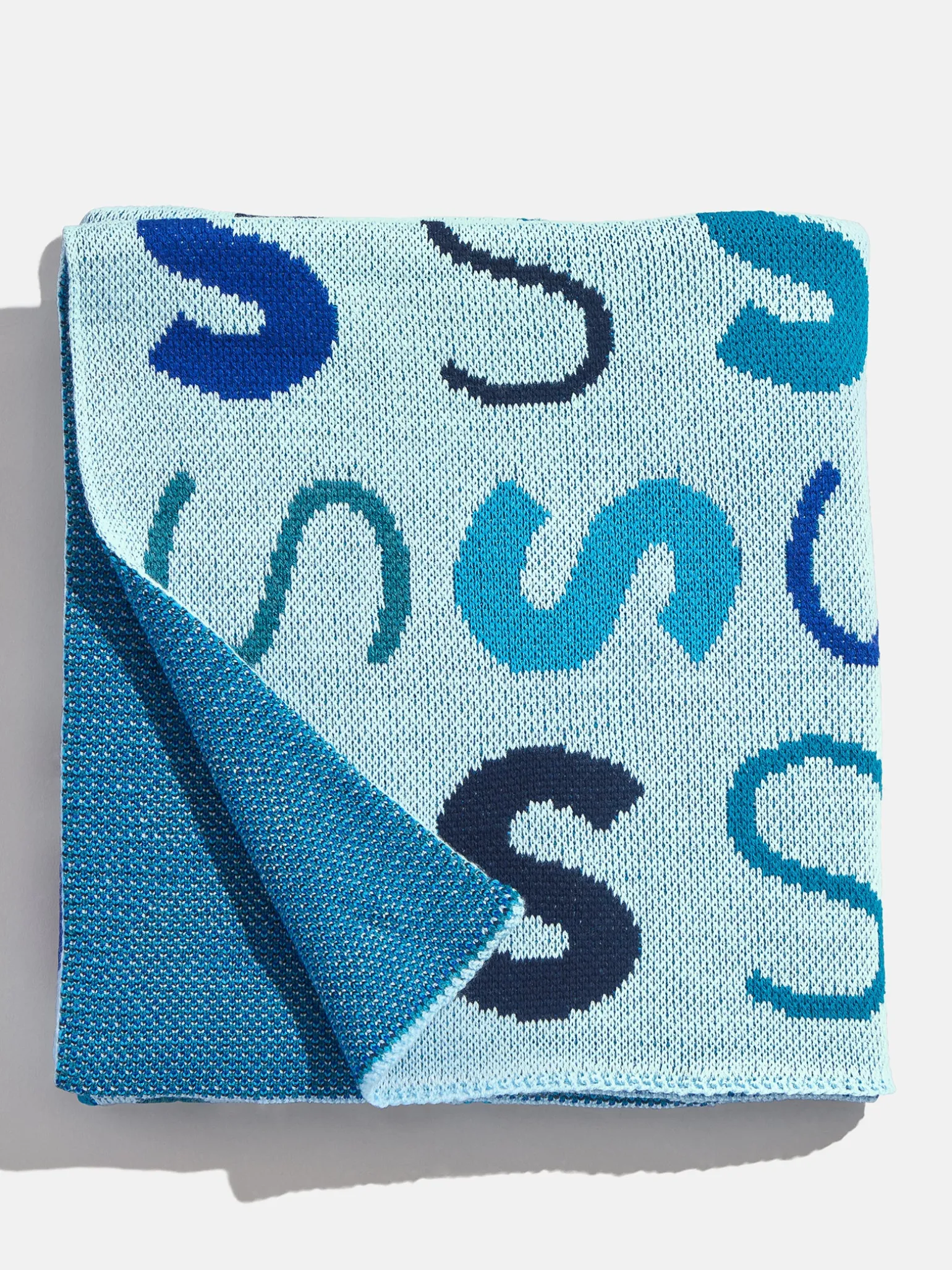 Upside Down & All Around Custom Blanket - Light Blue/Blue